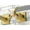 Kingston Brass KS6047BEX Wall Mount Tub Faucet, Brushed Brass KS6047BEX - alternate 3